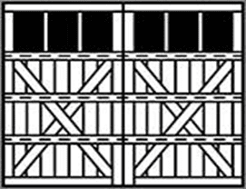 Wood doors 7100 Series - Over the Top Garage Doors Albuquerque