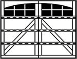 Wood doors 7100 Series - Over the Top Garage Doors Albuquerque