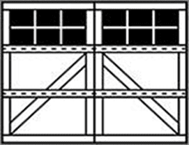 Wood doors 7100 Series - Over the Top Garage Doors Albuquerque