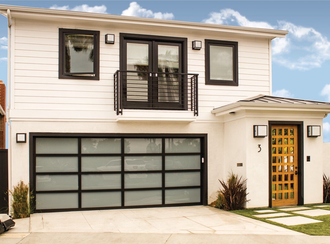 Modern Glass Garage Door Model 8850, OTT Garage Doors