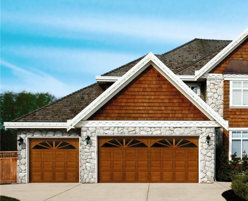 Raised Panel Wood Garage Doors, Over the Top Garage Doors