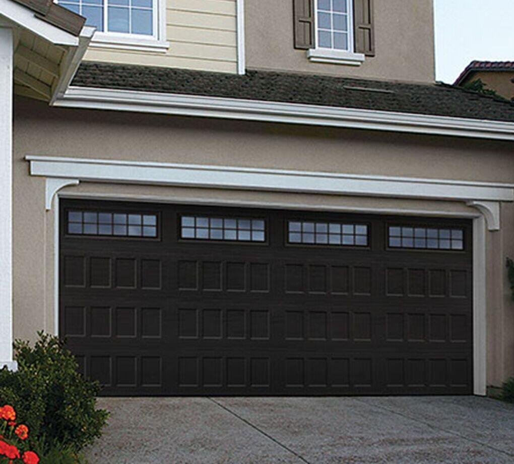 Hillcreast Brown Finish Hillcrest, Garage Doors, Over the Top Garage Doors Albuquerque